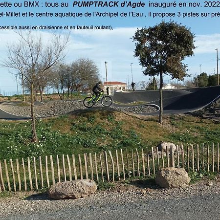 Lara 3 - T2 Loggia Piscine 2 Lits Doubles Parking Pres Du Centre-Port Et Ile Loisirs Apartment Agde Bagian luar foto