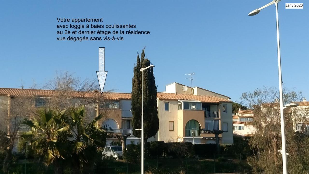 Lara 3 - T2 Loggia Piscine 2 Lits Doubles Parking Pres Du Centre-Port Et Ile Loisirs Apartment Agde Bagian luar foto